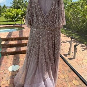Mac Duggal Lavender Evening/Mother of the Bride Dress Size 22 NWT
